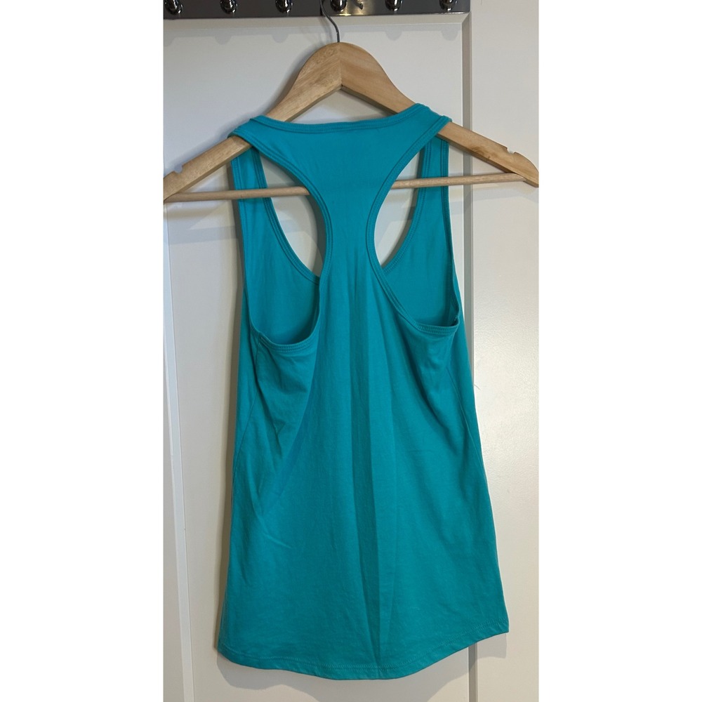 Ren Faire Renaissance Festival Dragon Graphic Racerback Tank Top Turquoise XS - Picture 3 of 5